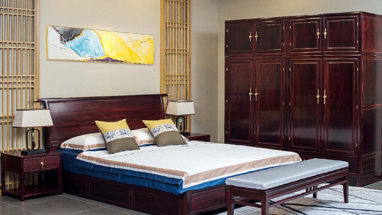 新中式大床 新中式大床