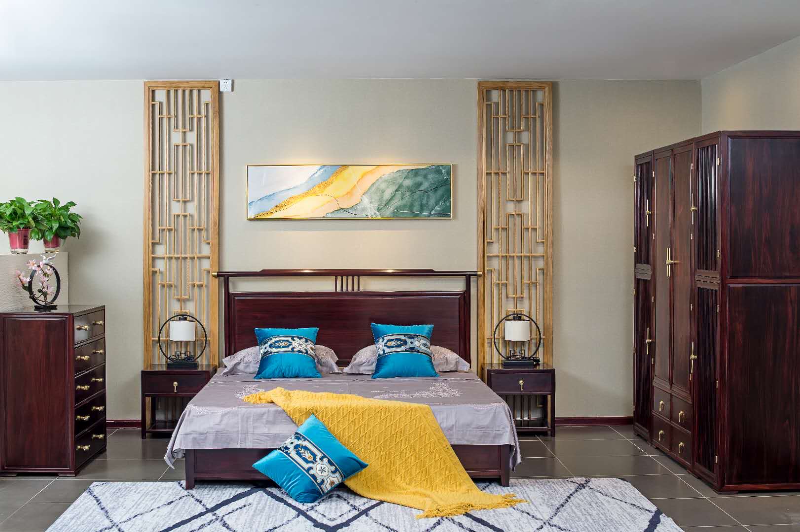 新中式臥房 新中式臥房